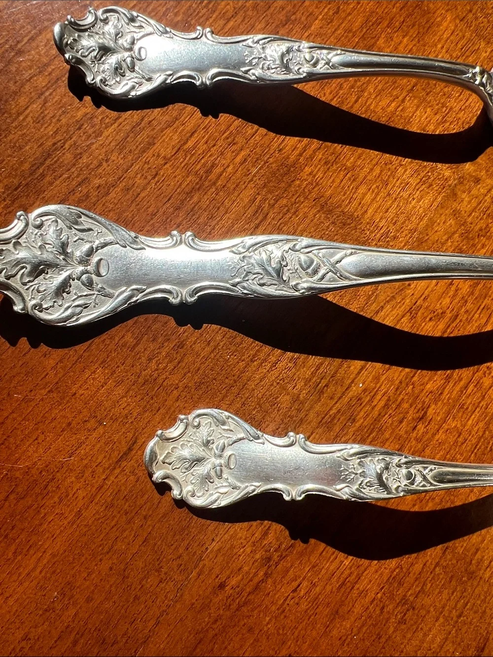An Antique 1906 Charter Oak Silver-Plated Serving Set by 1847 Rogers Bros.